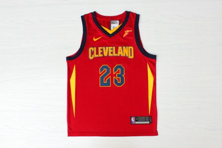 Maillot De Basket Cleveland Cavaliers LeBron James 23Nike Youth Edition Children Clothing Presse Chaud